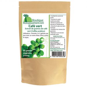 Café vert bio en gélules